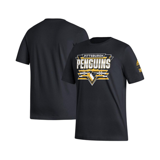 Men's Black Pittsburgh Penguins Reverse Retro 2.0 Fresh Playmaker T-shirt
