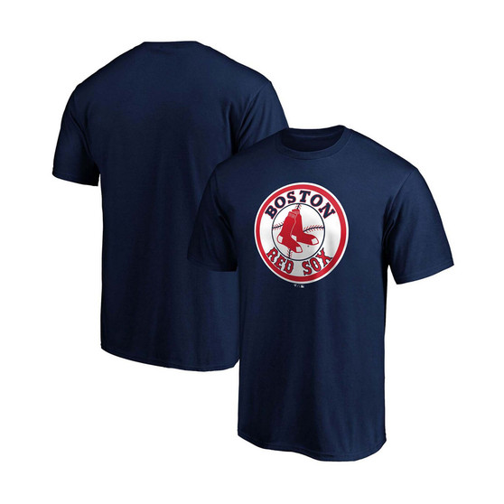 Men's Navy Boston Red Sox Cooperstown Collection Forbes Team T-shirt