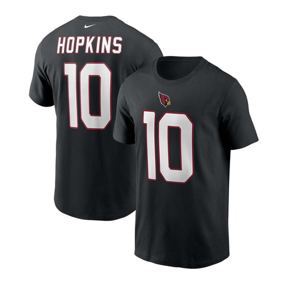 Men's DeAndre Hopkins Black Arizona Cardinals Name and Number T-shirt