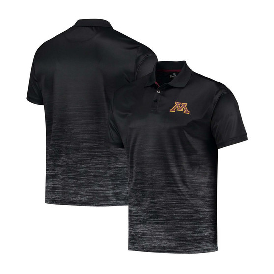 Men's Black Minnesota Golden Gophers Marshall Polo