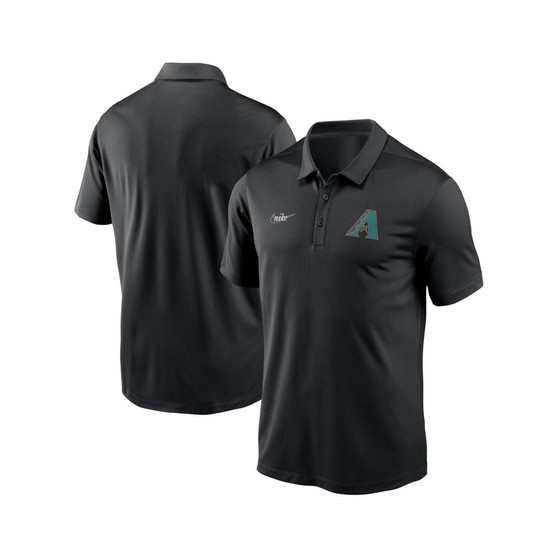 Men's Black Arizona Diamondbacks Cooperstown Collection Rewind Franchise Performance Polo Shirt