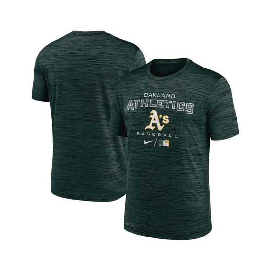 Men's Green Oakland Athletics Authentic Collection Velocity Practice Performance T-shirt