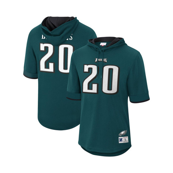 Men's Brian Dawkins Green Philadelphia Eagles Retired Player Mesh Name and Number Hoodie T-shirt