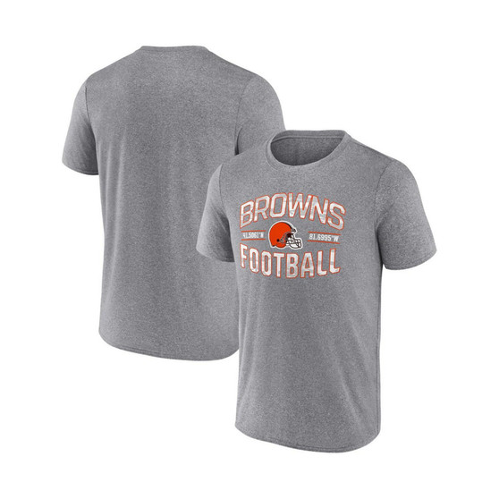 Men's Branded Heathered Gray Cleveland Browns Want To Play T-shirt