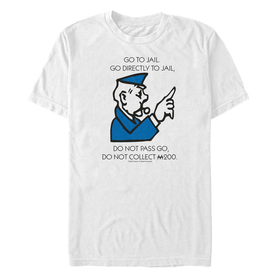Men's Go to Jail Short Sleeve Crew T-shirt