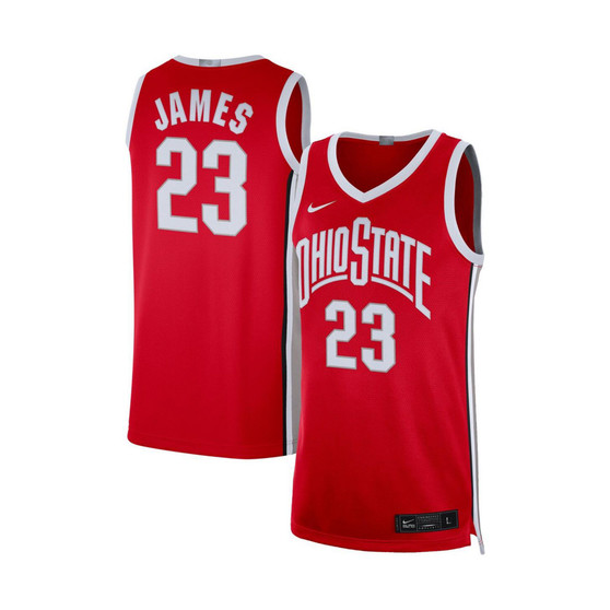 Men's LeBron James Scarlet Ohio State Buckeyes Alumni Player Limited Basketball Jersey