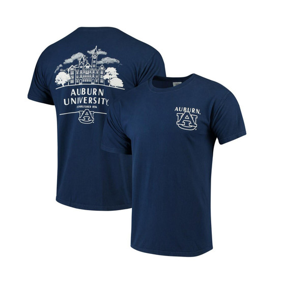 Men's Navy Auburn Tigers Campus Local Comfort Colors T-shirt