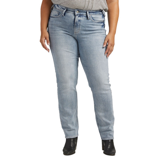 Plus Size Most Wanted Mid Rise Straight Leg Jeans