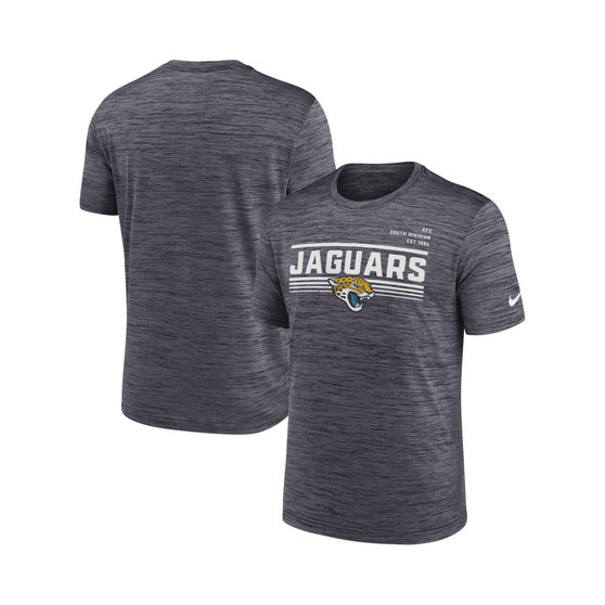 Men's Anthracite Jacksonville Jaguars Yardline Velocity Performance T-shirt