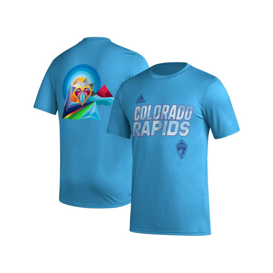 Men's Sky Blue Colorado Rapids Team Jersey Hook AEROREADY T-shirt
