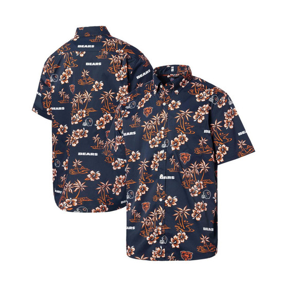 Men's Navy Chicago Bears Kekai Button-Up Shirt