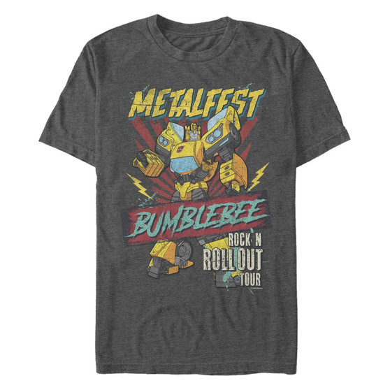 Men's Metal Fest Bumblebee Short Sleeve Crew T-shirt