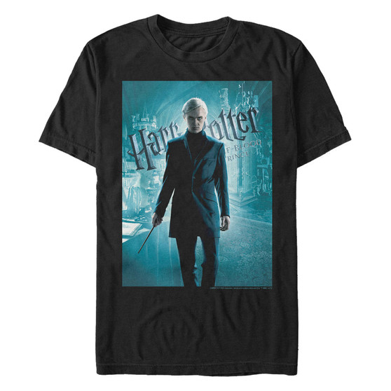 Harry Potter Men's Half-Blood Prince Draco Malfoy Poster Short Sleeve T-Shirt