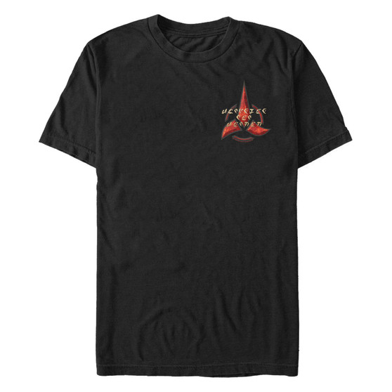 Star Trek Men's Discovery Klingon Emblem Short Sleeve T-Shirt