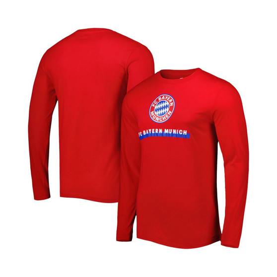 Men's Branded Red Bayern Munich Exploit Long Sleeve T-shirt