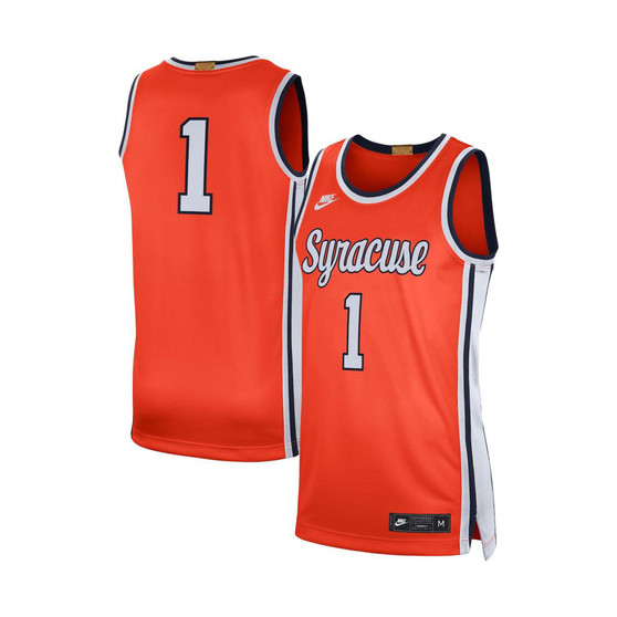 Men's #1 Orange Syracuse Orange Limited Retro Basketball Jersey