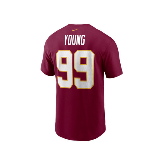 Washington Football Team Men's Pride Name and Number Wordmark T-Shirt - Young