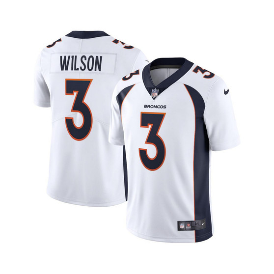 Men's Russell Wilson White Denver Broncos Team Vapor Limited Jersey