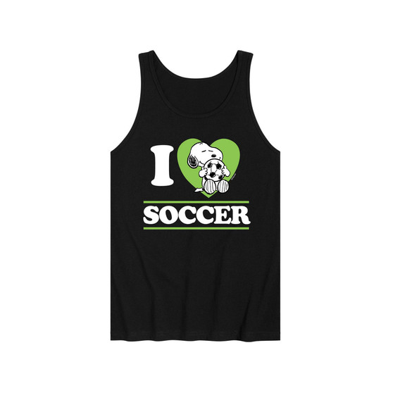 Men's Peanuts I Love Soccer Tank