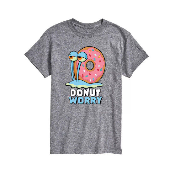 Men's SpongeBob Donut Worry Short Sleeve T-shirt