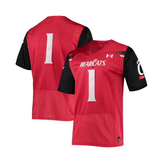 Men's #1 Red Cincinnati Bearcats Team Premier Football Jersey