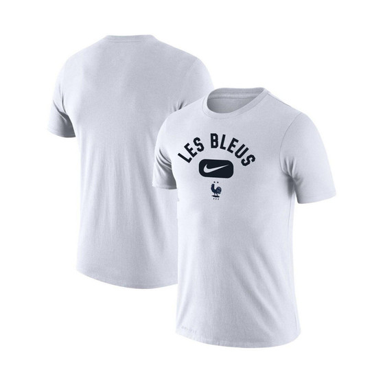 Men's White France National Team Lockup Legend Performance T-shirt