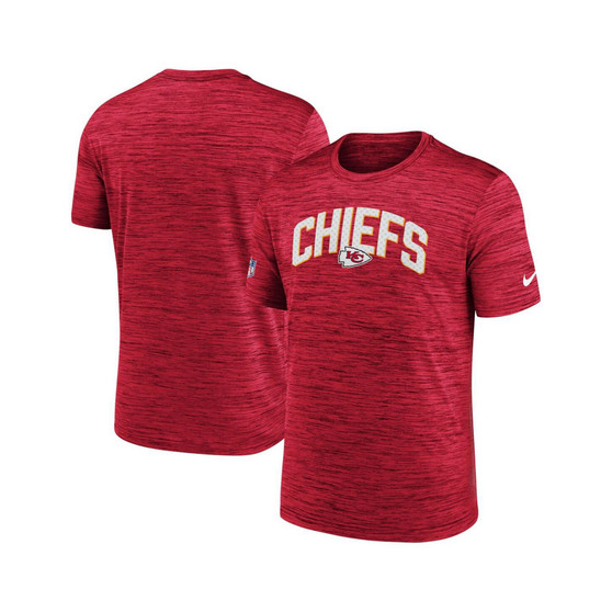 Men's Red Kansas City Chiefs Velocity Athletic Stack Performance T-shirt