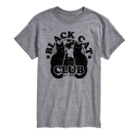 Men's Black Cat Club Classic Fit T-shirt