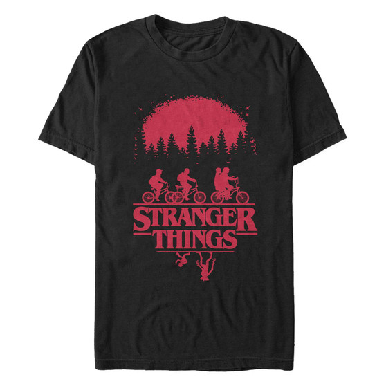 Men's Stranger Things Simple Poster Short Sleeve T-shirt