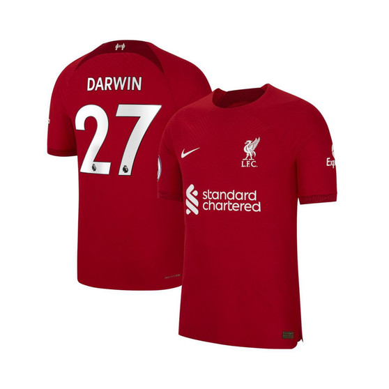 Men's Darwin Nunez Red Liverpool 2022/23 Home Authentic Player Jersey