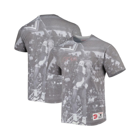 Men's Spud Webb Gray Atlanta Hawks Above The Rim Sublimated T-shirt