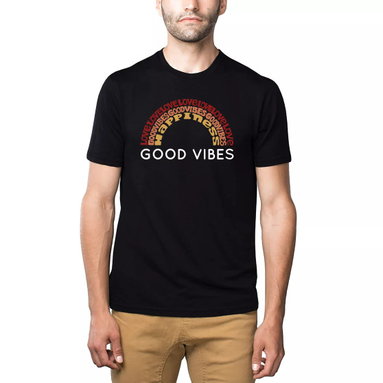 Men's Premium Blend Word Art Good Vibes T-shirt