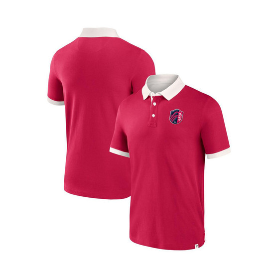 Men's Branded Red St. Louis City SC Second Period Polo Shirt