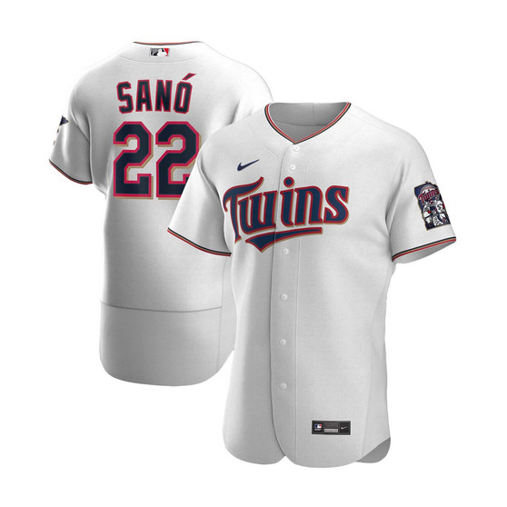 Men's Miguel Sano White Minnesota Twins Home Authentic Player Jersey