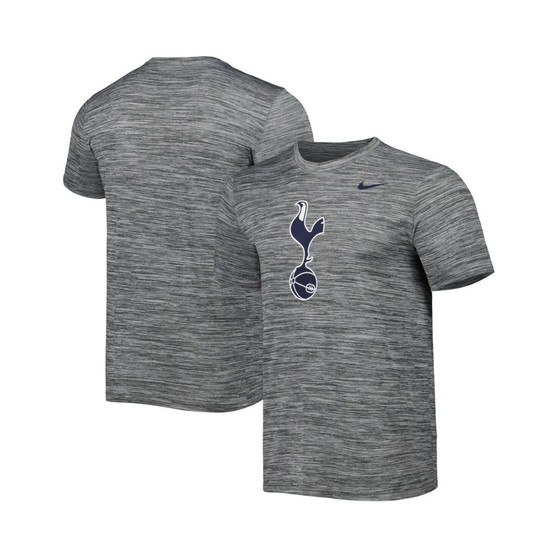 Men's Heather Gray Tottenham Hotspur Primary Logo Velocity Legend Performance T-shirt