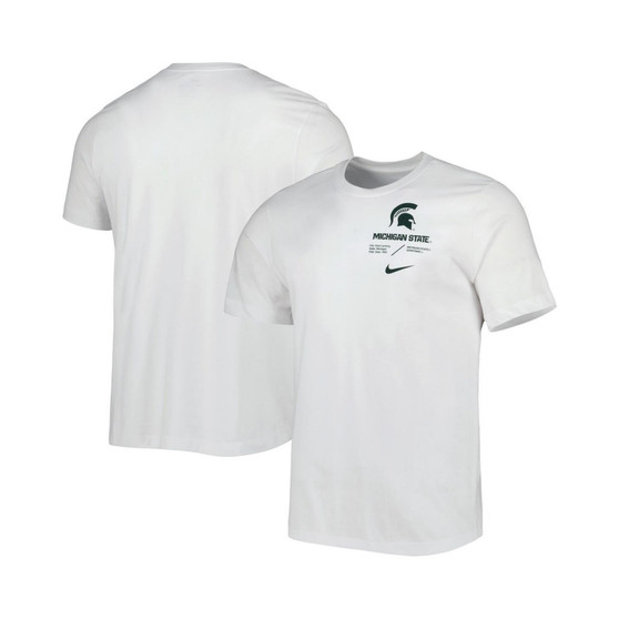 Men's White Michigan State Spartans Team Practice Performance T-shirt