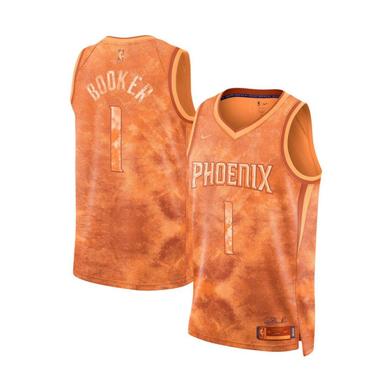 Men's and Women's Devin Booker Orange Phoenix Suns Select Series Swingman Jersey
