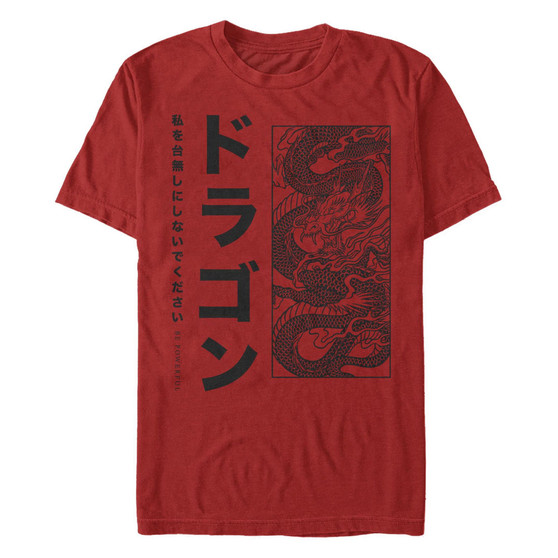 Men's Dragon Box Short Sleeve Crew T-shirt