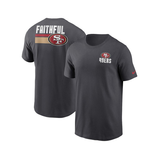 Men's Anthracite San Francisco 49ers Blitz Essential T-shirt