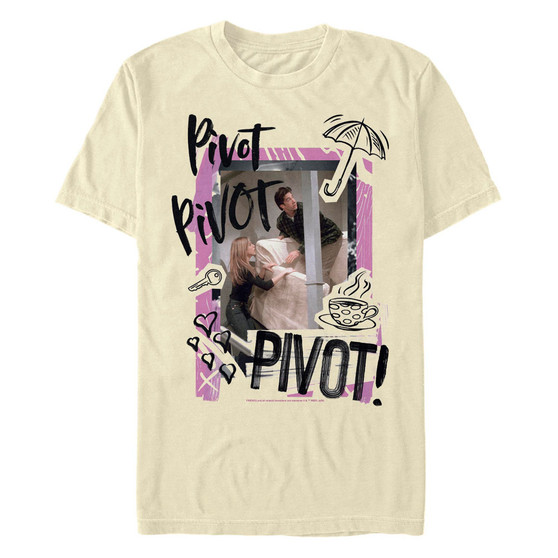 Men's Friends Pivot Doodle Short Sleeve T-shirt