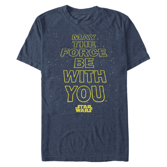 Star Wars Men's Classic May The Force Be With You Short Sleeve T-Shirt