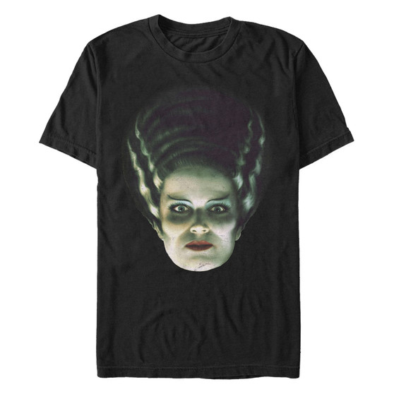 Universal Monsters Men's Frankenstein's Bride Big Face Short Sleeve T-Shirt