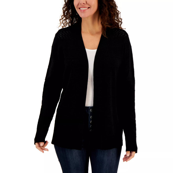 Women's Pointelle Stitch Cardigan, Created for Macy's