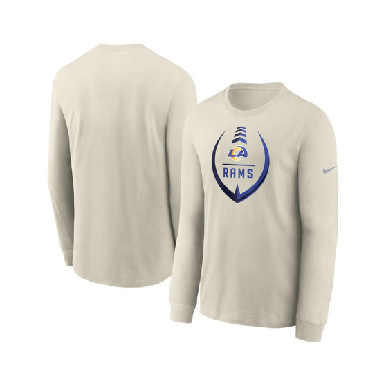 Men's Bone Los Angeles Rams Icon Legend Long Sleeve Performance T-shirt