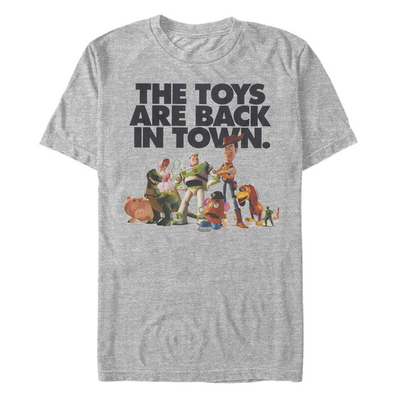 Disney Pixar Men's Toy Story Toys Are Back In Town Short Sleeve T-Shirt
