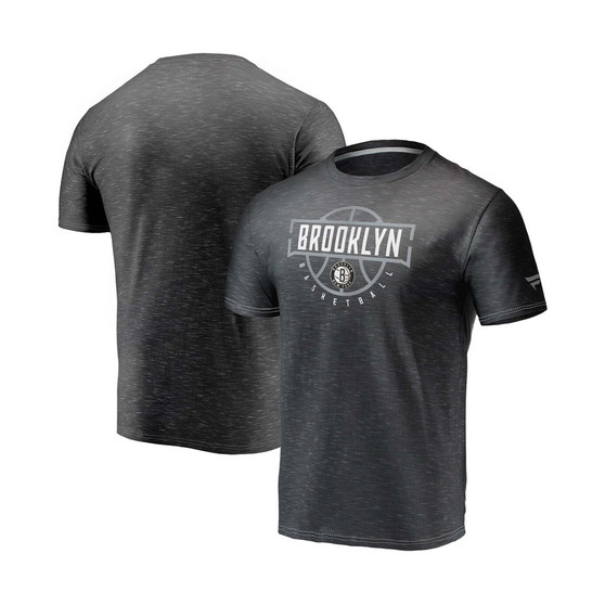 Men's Charcoal Brooklyn Nets Give-N-Go T-shirt