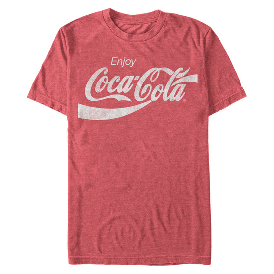 Coca-Cola Men's Vintage-Like Enjoy Coca-Cola Short Sleeve T-Shirt