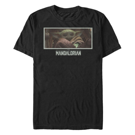 Star Wars The Mandalorian The Child the Stare Portrait Short Sleeve Men's T-shirt