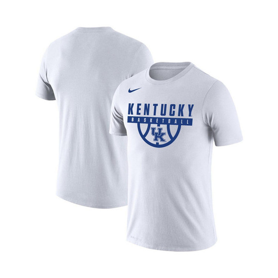 Men's White Kentucky Wildcats Basketball Drop Legend Performance T-shirt
