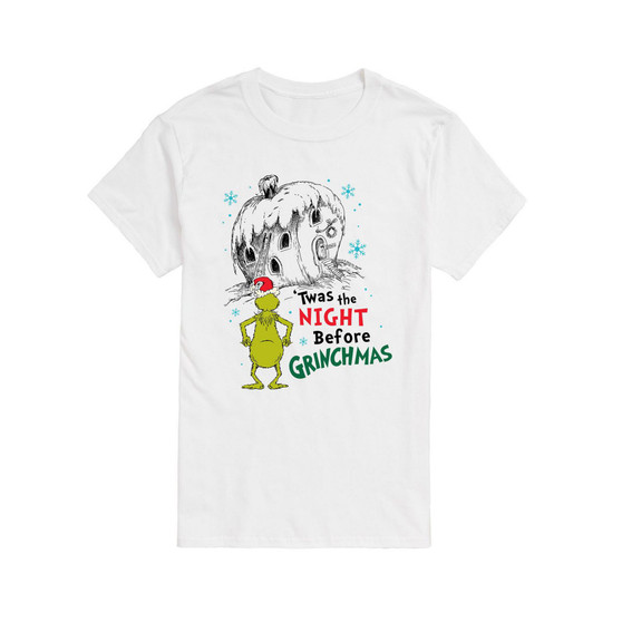 Men's Dr. Seuss The Grinch Night Before Grinchmas Graphic T-shirt